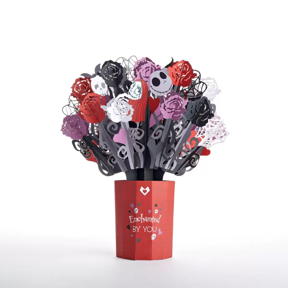 Lovepop Pop-Up Bouquets | Card & Gift Bundles | Disney Tim Burton's The Nightmare Before Christmas Enchanted Love Bundle