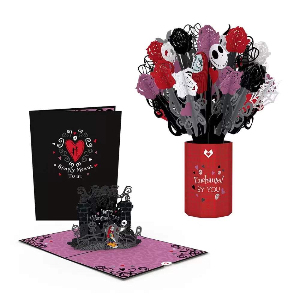 Lovepop Pop-Up Bouquets | Card & Gift Bundles | Disney Tim Burton's The Nightmare Before Christmas Enchanted Love Bundle