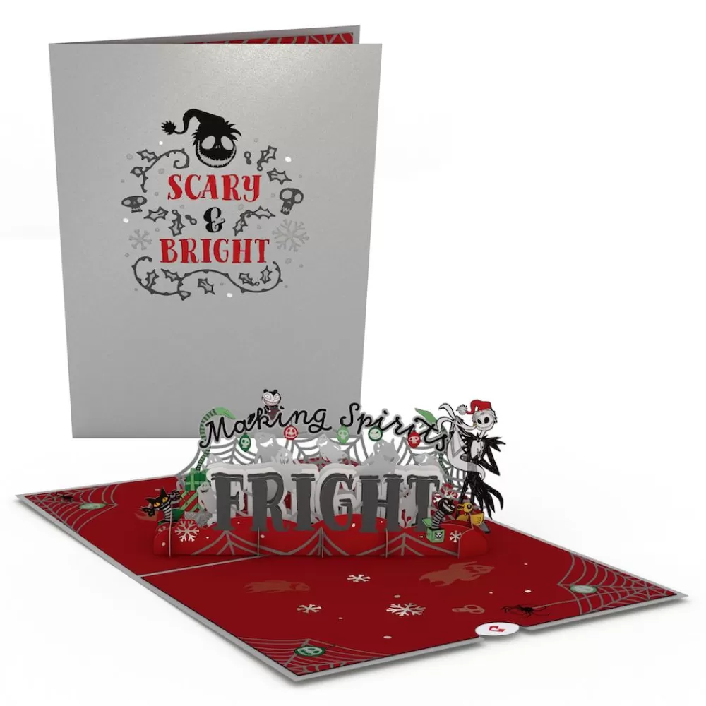 Lovepop Greeting Cards | Christmas 12/25 | Disney Tim Burton's The Nightmare Before Christmas Making Spirits Fright Pop-Up Card