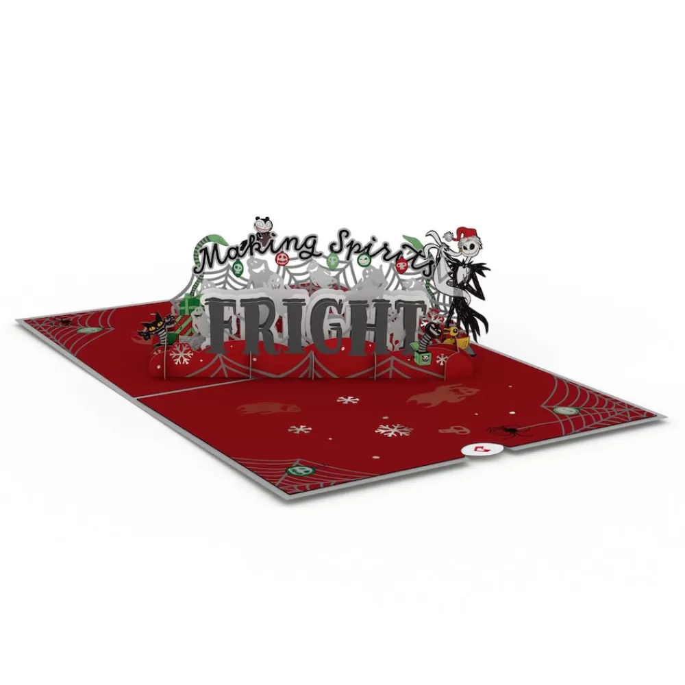 Lovepop Greeting Cards | Christmas 12/25 | Disney Tim Burton's The Nightmare Before Christmas Making Spirits Fright Pop-Up Card