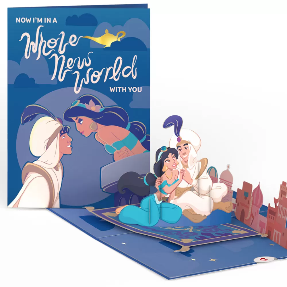 Lovepop Greeting Cards | Valentine'S Day 2/14 | Disney’s Aladdin Whole New World Valentine Pop-Up Card