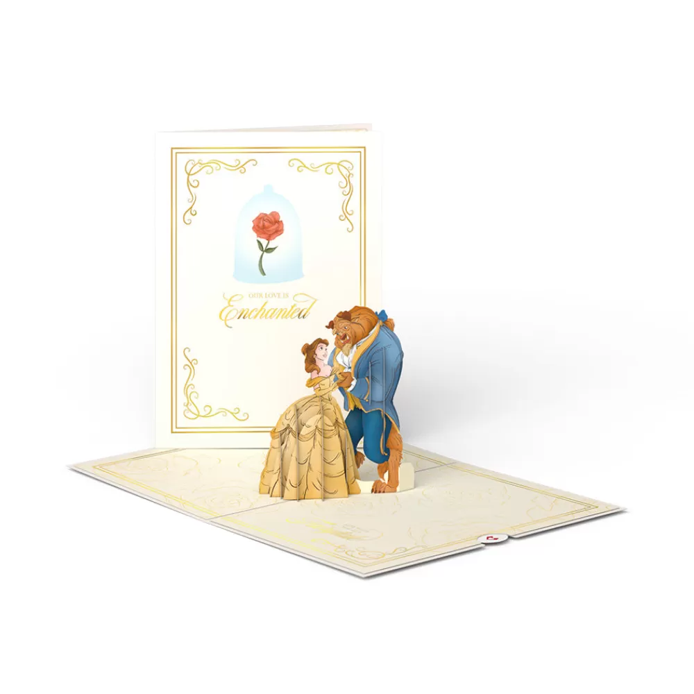 Lovepop Pop-Up Bouquets | Card & Gift Bundles | Disney’s Beauty and the Beast Pop-Up Card & Flower Buds Bouquet Bundle
