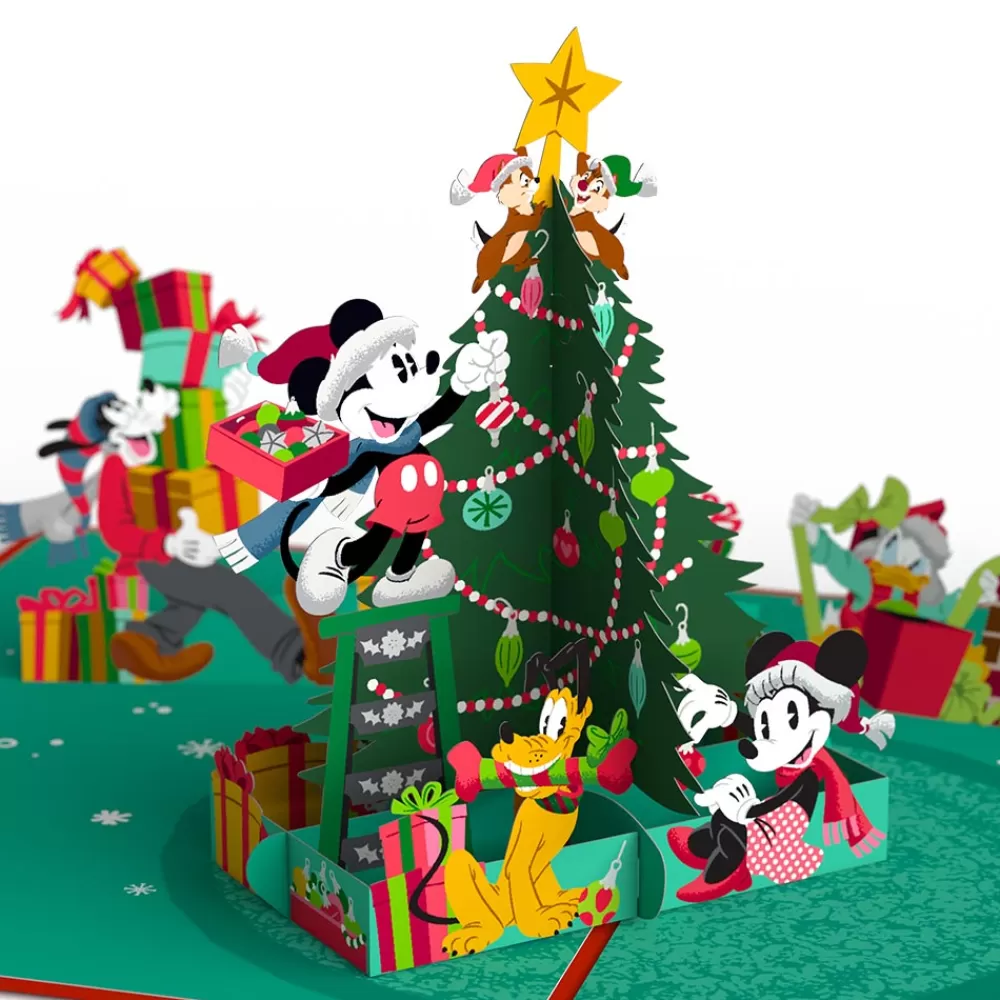 Lovepop Greeting Cards | Christmas 12/25 | Disney's Mickey & Friends - Festive Cheer Pop-Up Card