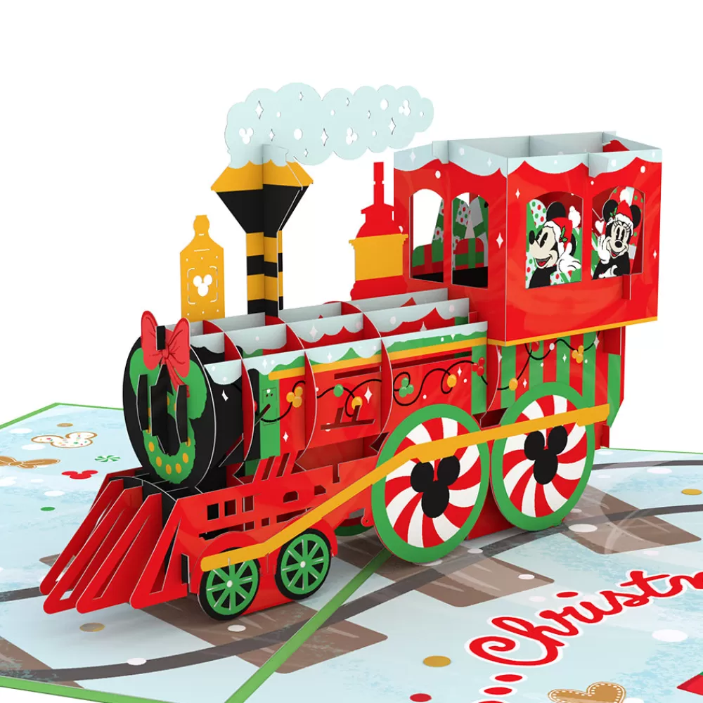 Lovepop Christmas 12/25 | Kids | Disney's Mickey & Minnie Christmas Train Pop-Up Card