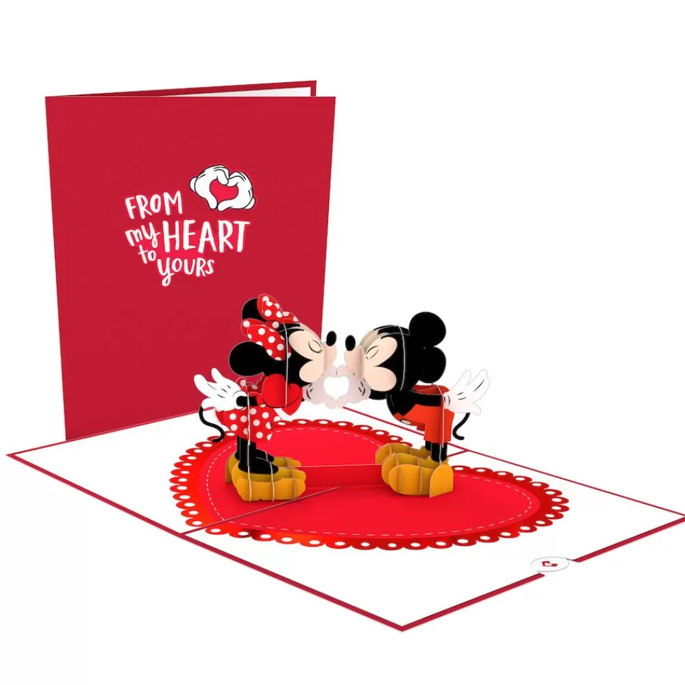 Lovepop Anniversary | Wedding | Disney's Mickey & Minnie Heart-to-Heart Pop-Up Card