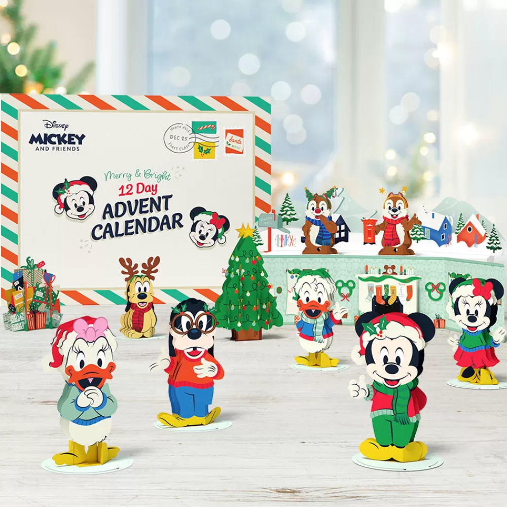 Lovepop Advent Calendars | Decor | Disney's Mickey and Friends Merry and Bright 12 Day Holiday Advent Calendar