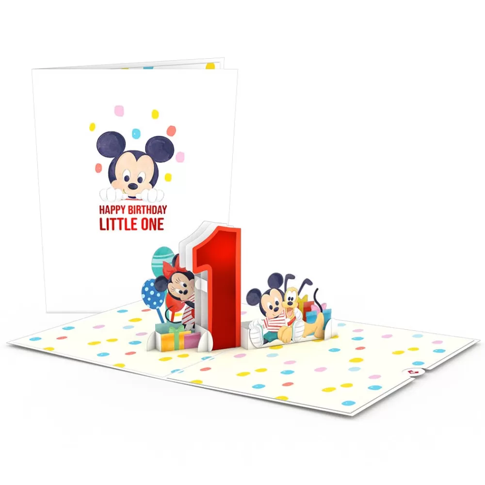 Lovepop Birthday | Baby | Disney's Mickey and Friends 1st Birthday Pop-Up Card