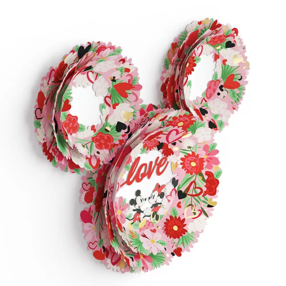 Lovepop Decor | Valentine'S Day 2/14 | Disney's Mickey and Minnie Mouse Love Wreath