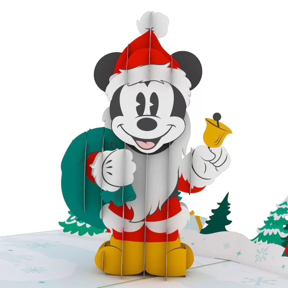 Lovepop Greeting Cards | Christmas 12/25 | Disney's Mickey Mouse Santa Pop-Up Card