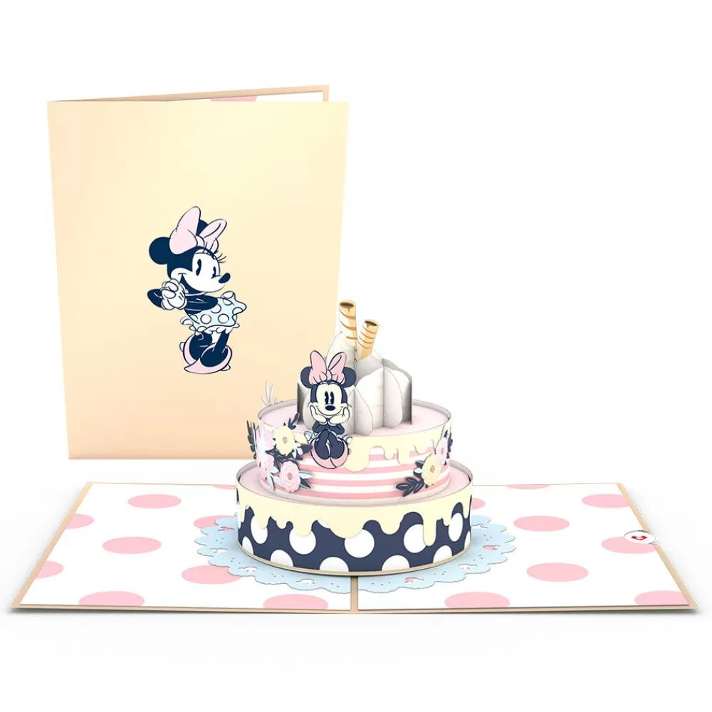 Lovepop Greeting Cards | Birthday | Disney's Minnie Mouse Birthday Cake Pop-Up Card