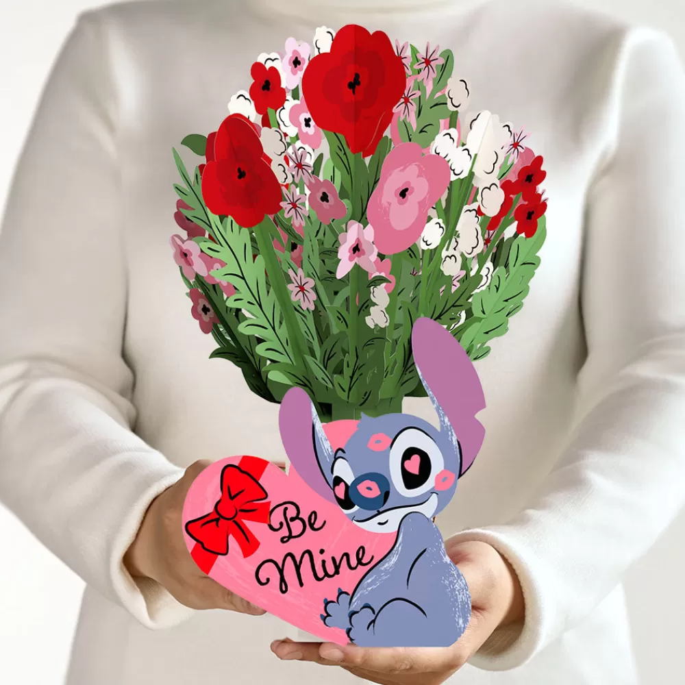 Lovepop Pop-Up Bouquets | Flower Buds | Disney's Stitch Be Mine Flower Buds Bouquet