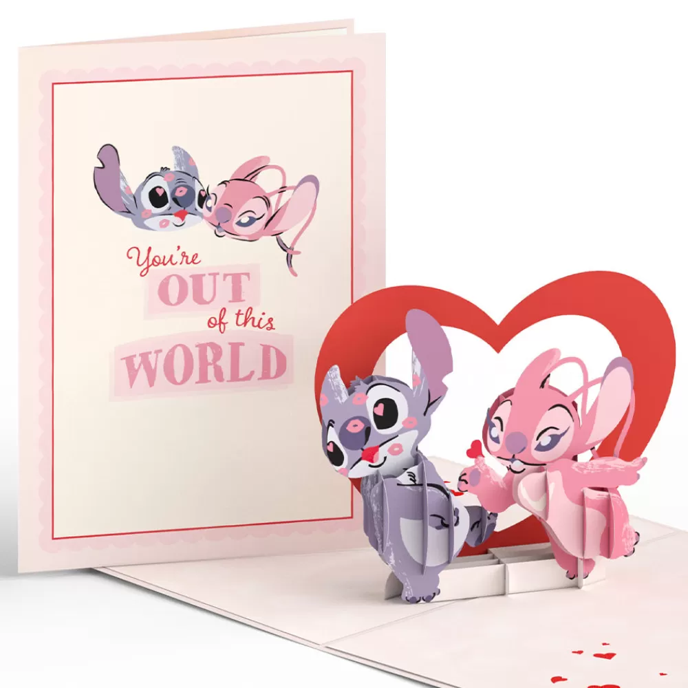 Lovepop Pop-Up Bouquets | Card & Gift Bundles | Disney’s Stitch Be Mine Pop-Up Card & Flower Buds Bouquet Bundle