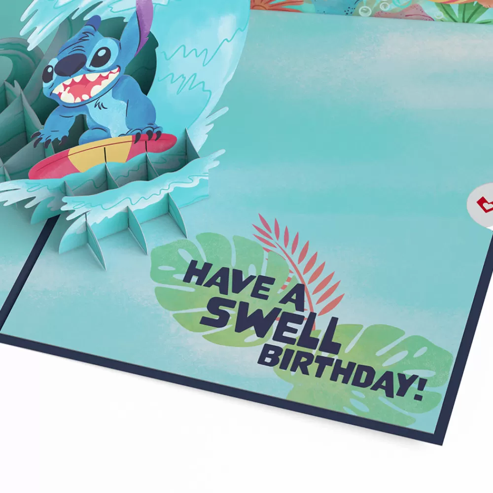 Lovepop Birthday | Disney | Disney's Stitch Cowabunga Birthday Pop-Up Card