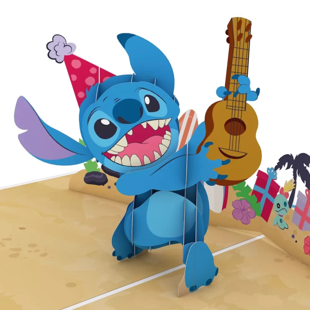 Lovepop Greeting Cards | Birthday | Disney's Stitch Rockin' Birthday Pop-Up Card