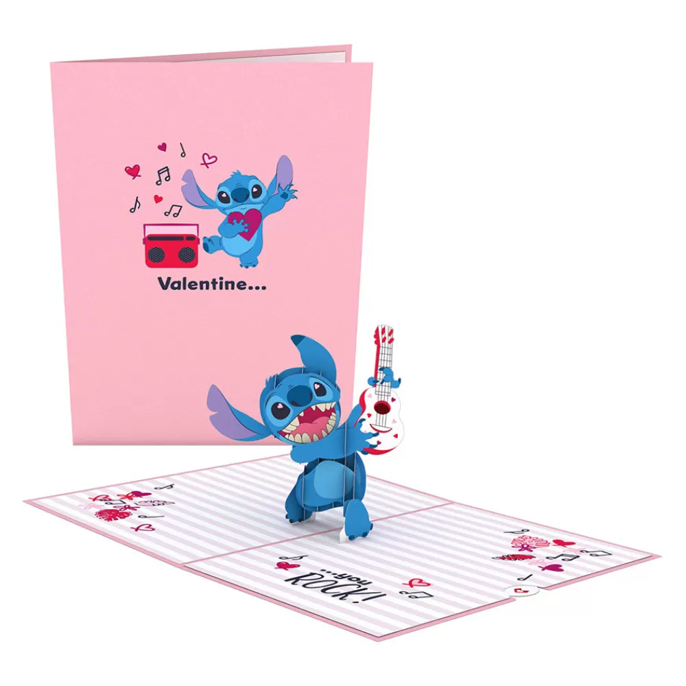 Lovepop Valentine'S Day 2/14 | Kids | Disney's Stitch Rockin' Valentine Pop-Up Card