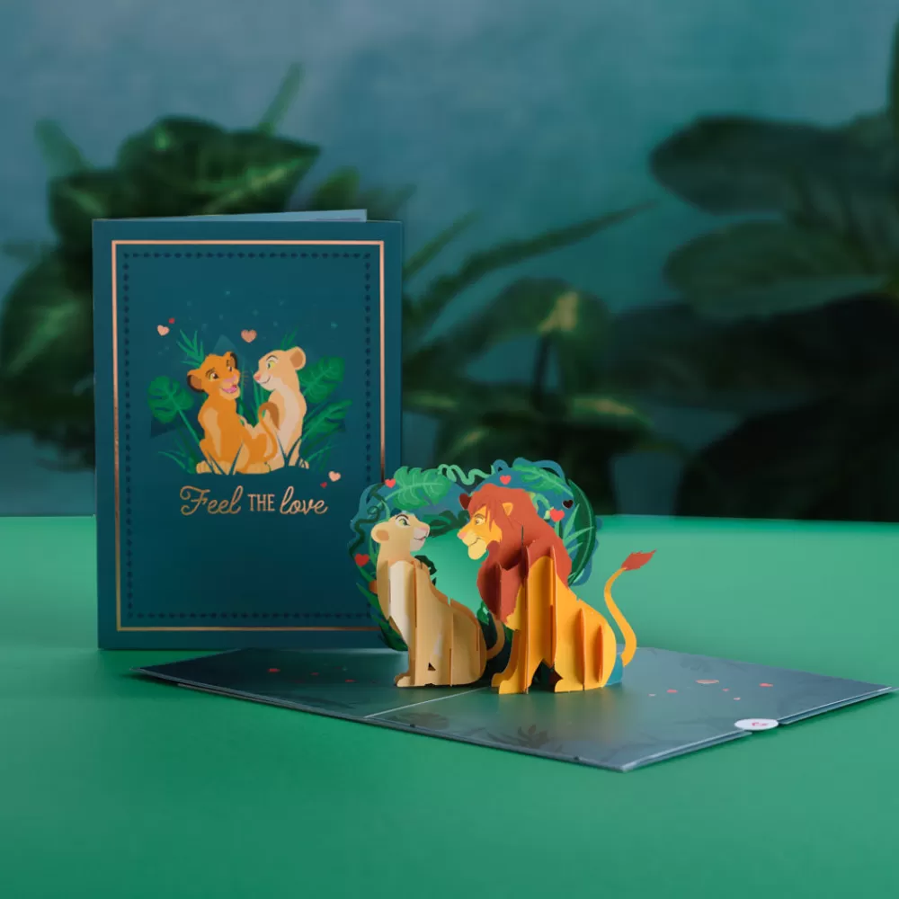 Lovepop Anniversary | Valentine'S Day 2/14 | Disney's The Lion King Feel The Love Pop-Up Card