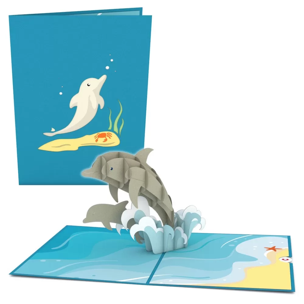 Lovepop Birthday | Just Because | Dolphins Pop-Up Card