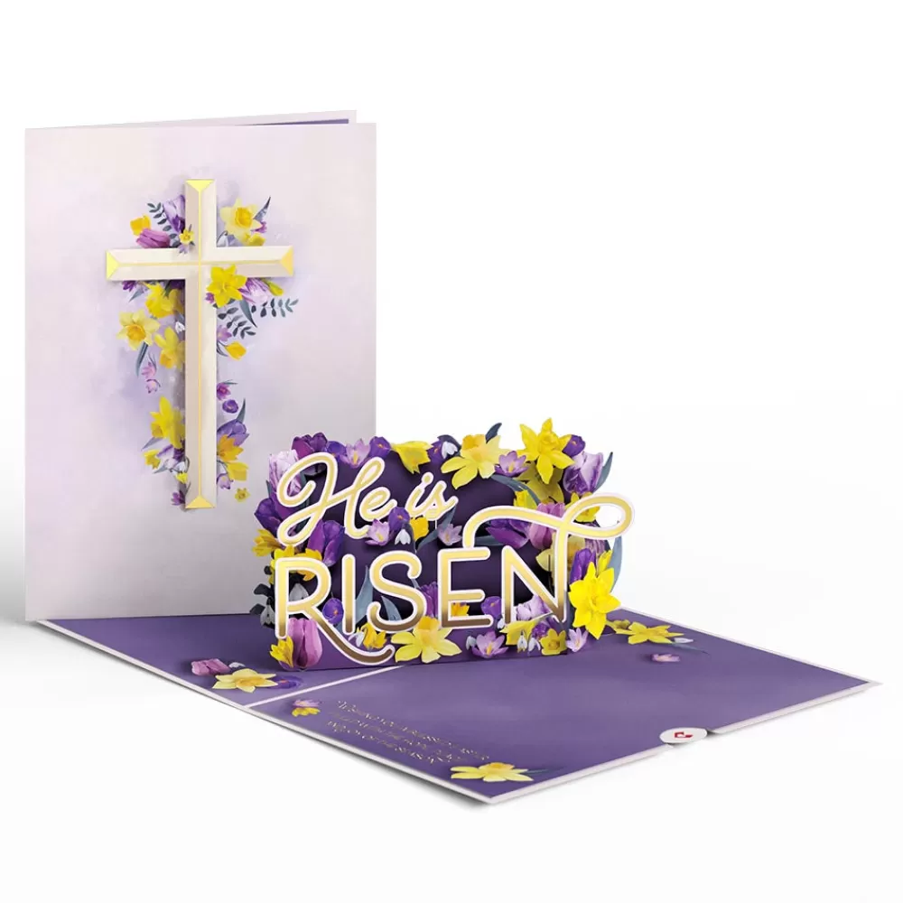 Lovepop Greeting Cards | Religious | Easter He is Risen Pop-Up Card