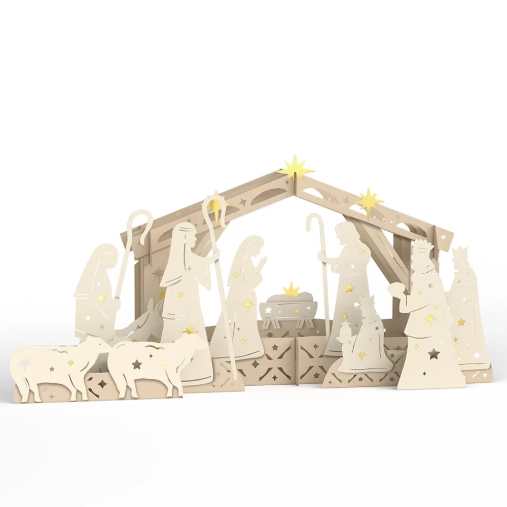 Lovepop Religious | Christmas 12/25 | Elegant Nativity Decor Giant Pop-Up Gift