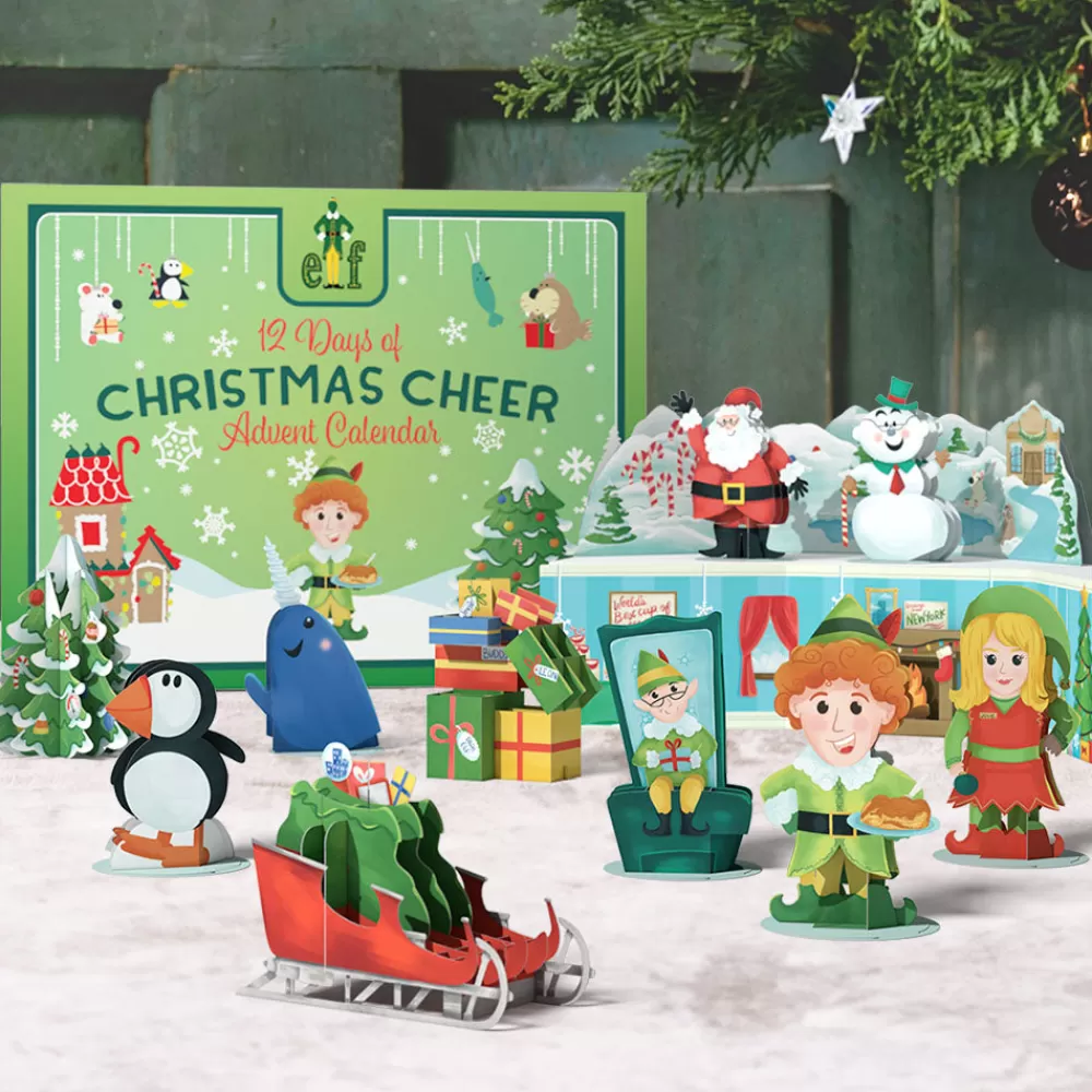 Lovepop Advent Calendars | Christmas 12/25 | Elf 12 Days of Christmas Cheer Advent Calendar