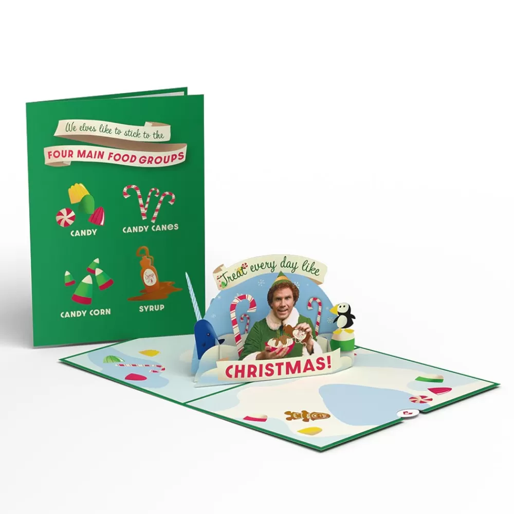 Lovepop Greeting Cards | Christmas 12/25 | Elf Christmas Treats Pop-Up Card