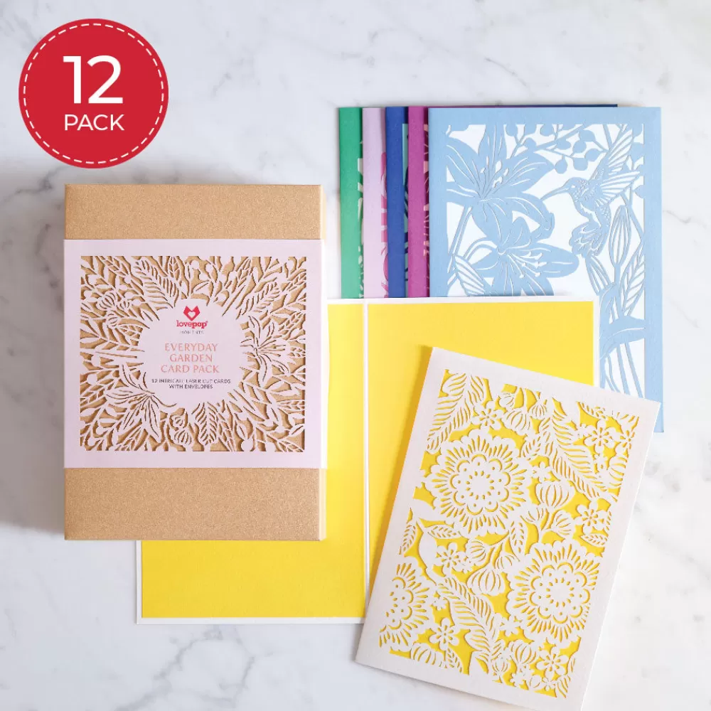 Lovepop Value Packs | Notecards | Everyday Garden Pack (Assorted 12-Pack): Moments™ Card
