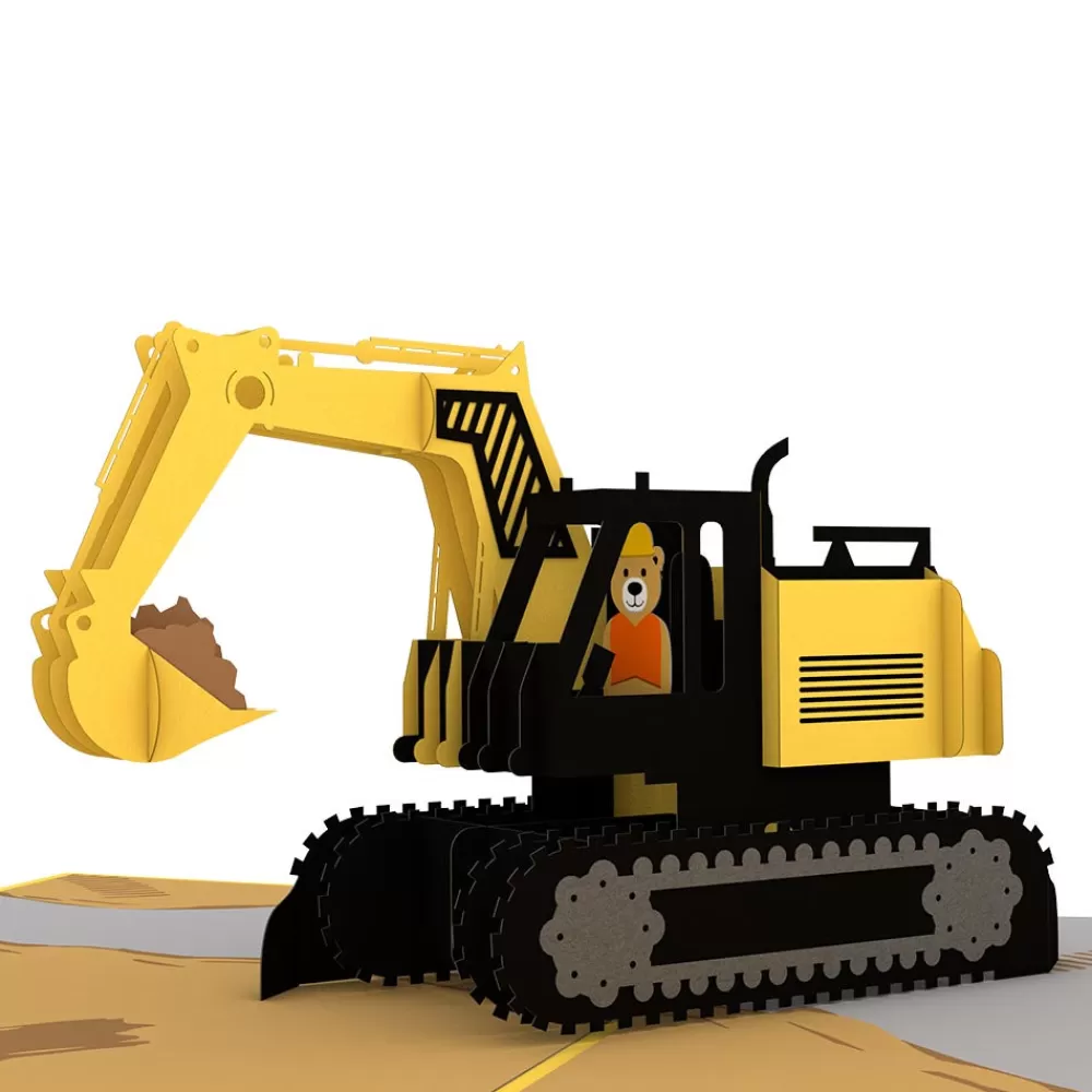 Lovepop Greeting Cards | Just Because | Excavator Pop-Up Card