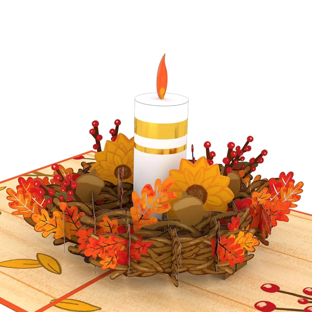 Lovepop Greeting Cards | Thanksgiving 11/27 | Fall Candle Pop-Up Card