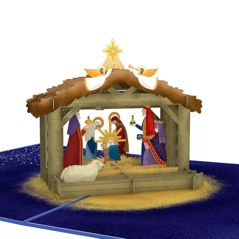 Lovepop Religious | Christmas 12/25 | Feliz Navidad Nativity Pop-Up Card