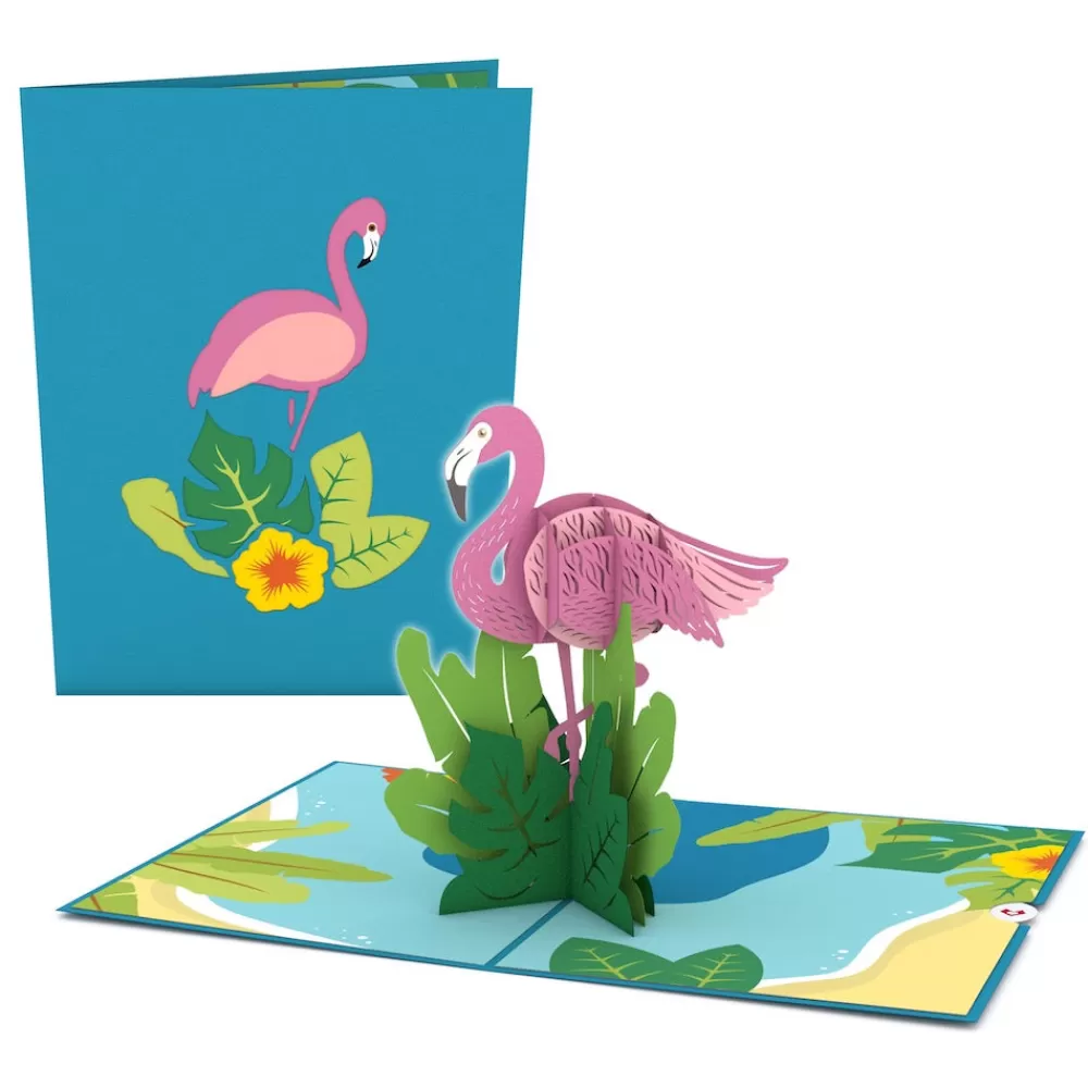 Lovepop Greeting Cards | Birthday | Flamingo Pop-Up Card