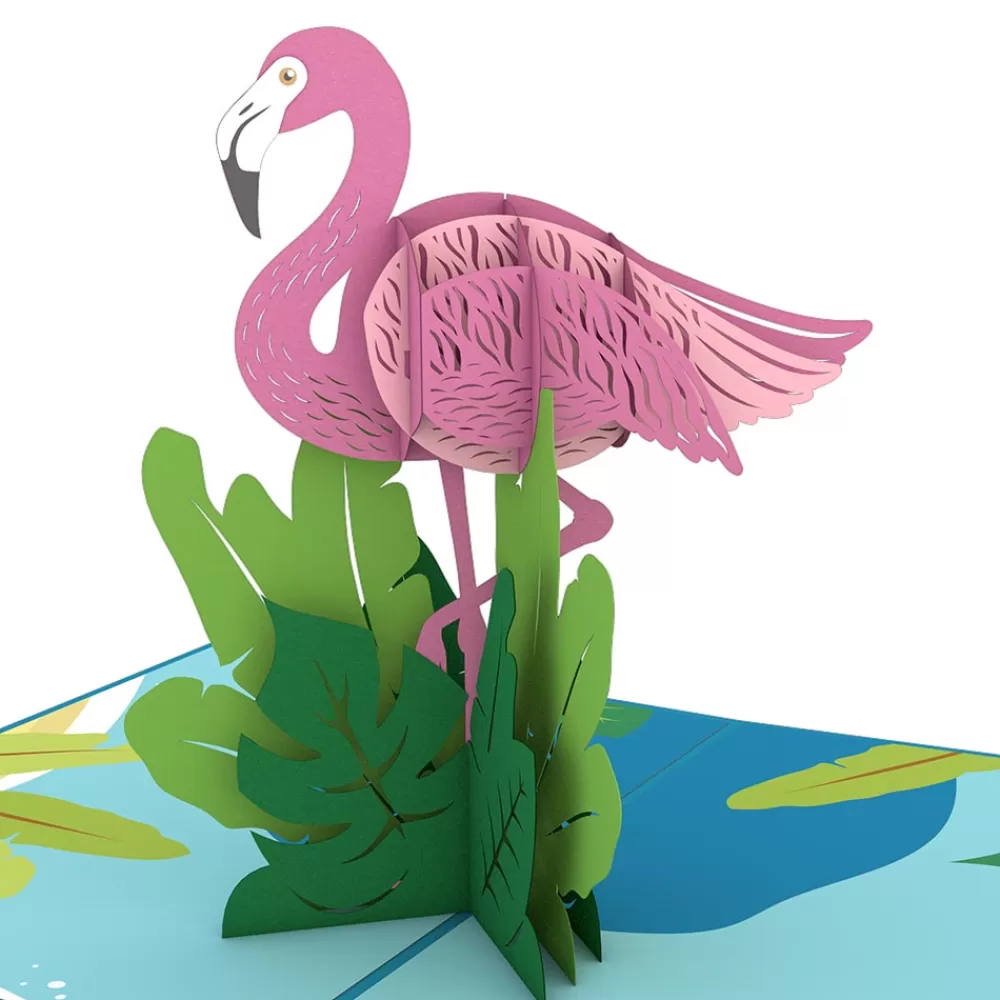 Lovepop Greeting Cards | Birthday | Flamingo Pop-Up Card