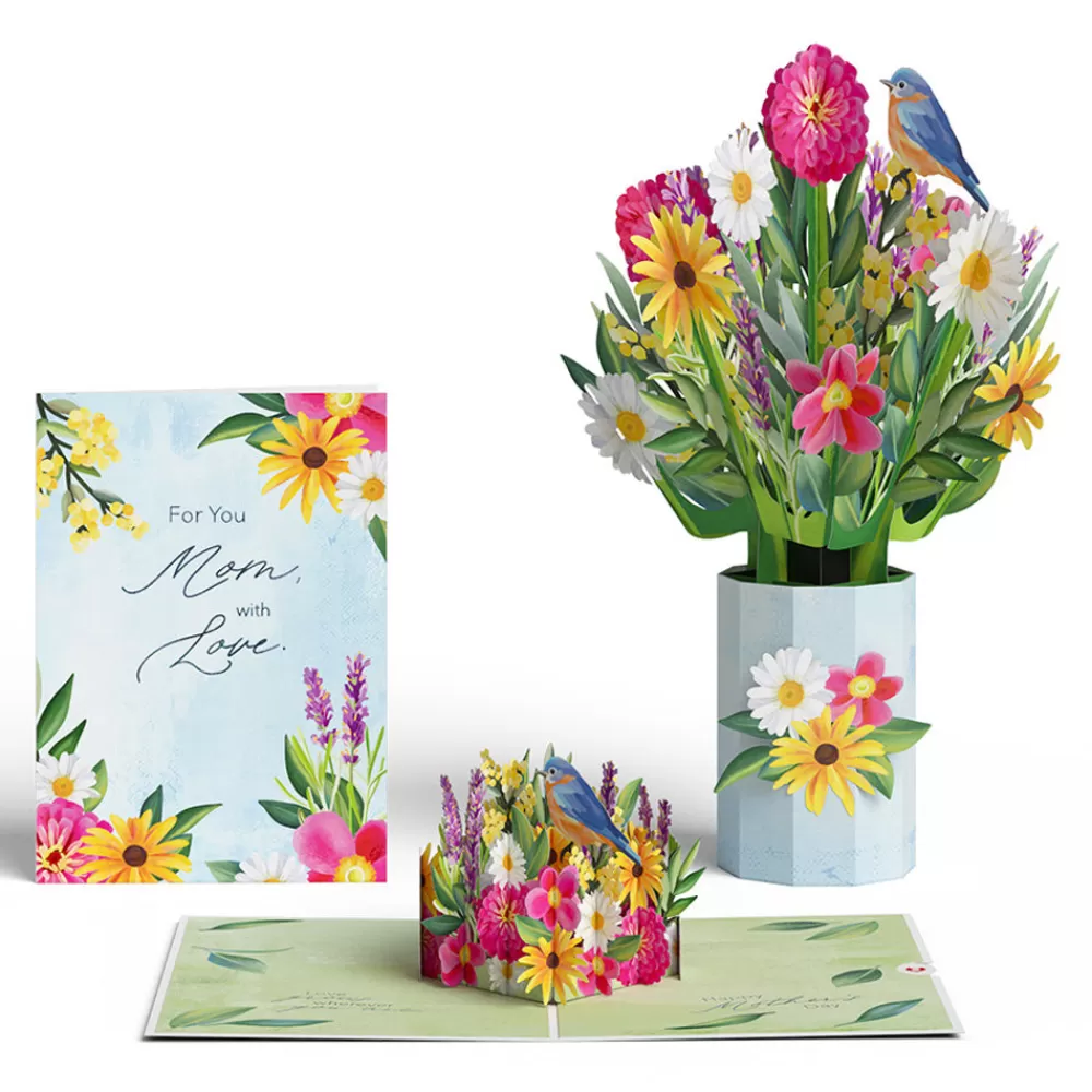 Lovepop Pop-Up Bouquets | Card & Gift Bundles | For Mom with Love Pop-Up Card & Bouquet Bundle