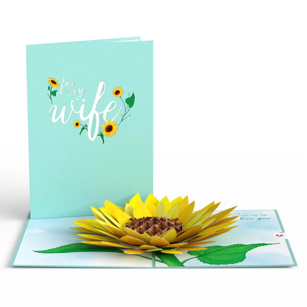 Lovepop Greeting Cards | Mother'S Day 5/11 | For my Wife Sunflower Pop-Up Card