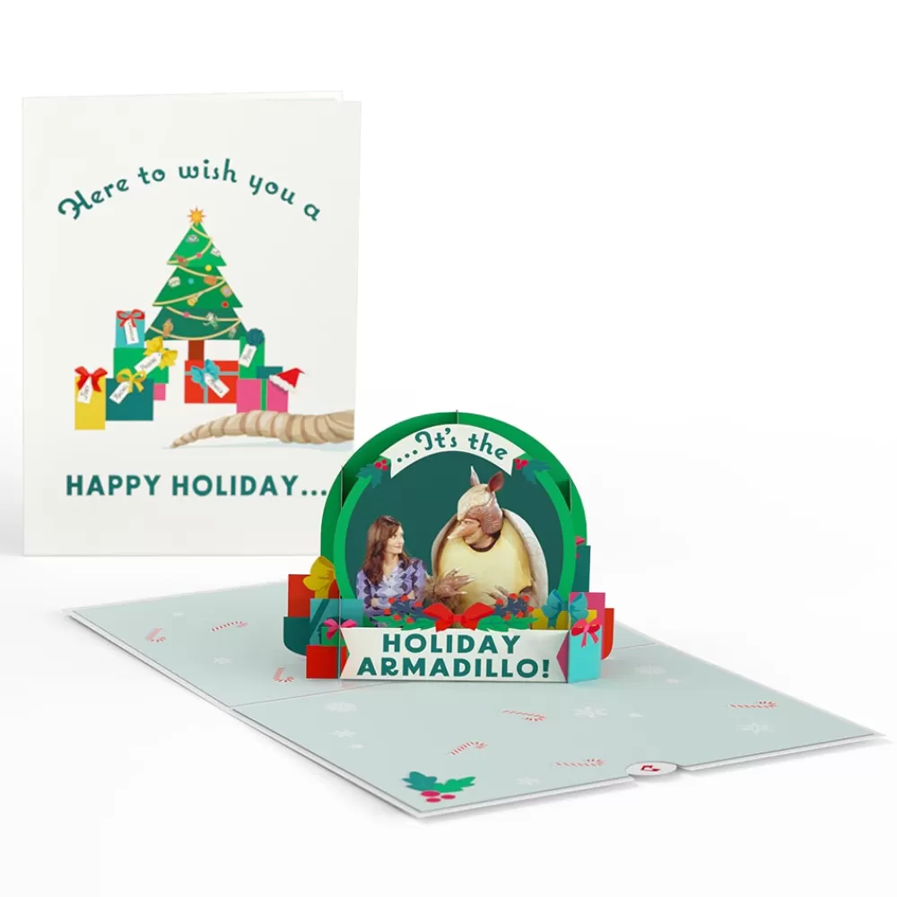 Lovepop Christmas 12/25 | Friends | Friends Holiday Armadillo Pop-Up Card