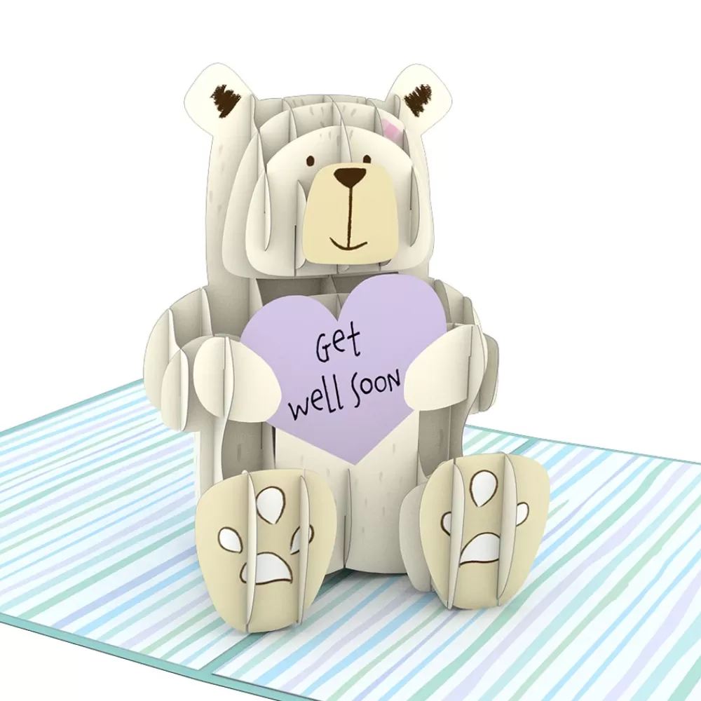 Lovepop Greeting Cards | Get Well | Get Well Bear Pop-Up Card