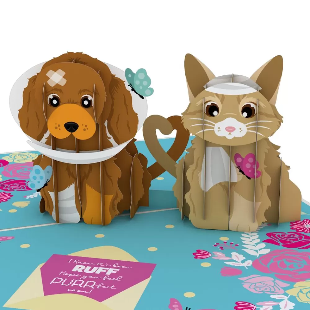 Lovepop Greeting Cards | Get Well | Get Well Soon Pets Pop-Up Card