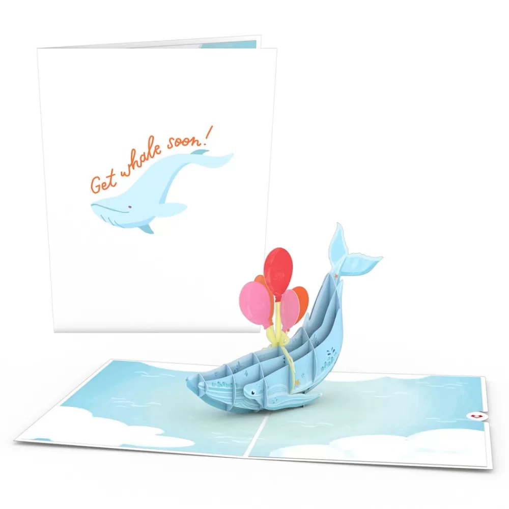 Lovepop Greeting Cards | Get Well | Get Well Whale Pop-Up Card