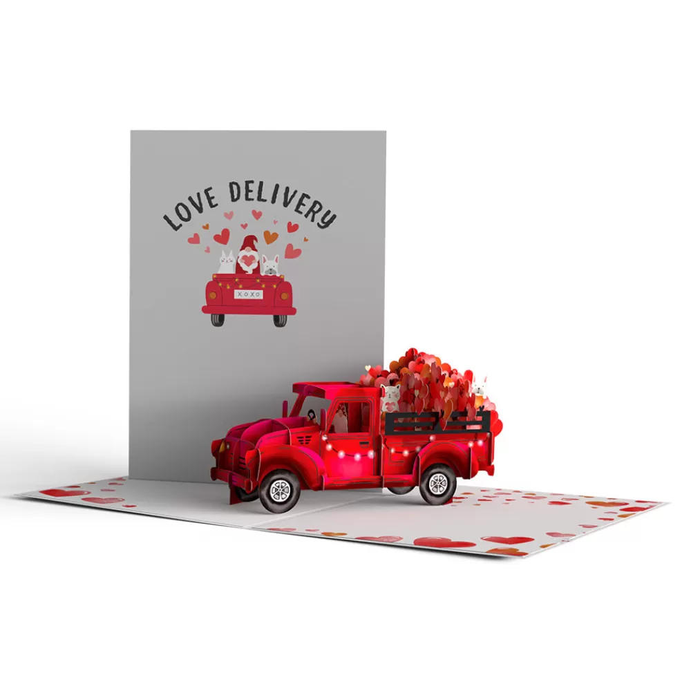 Lovepop Valentine'S Day 2/14 | Her | Giant Love Delivery Truck Pop-Up Card