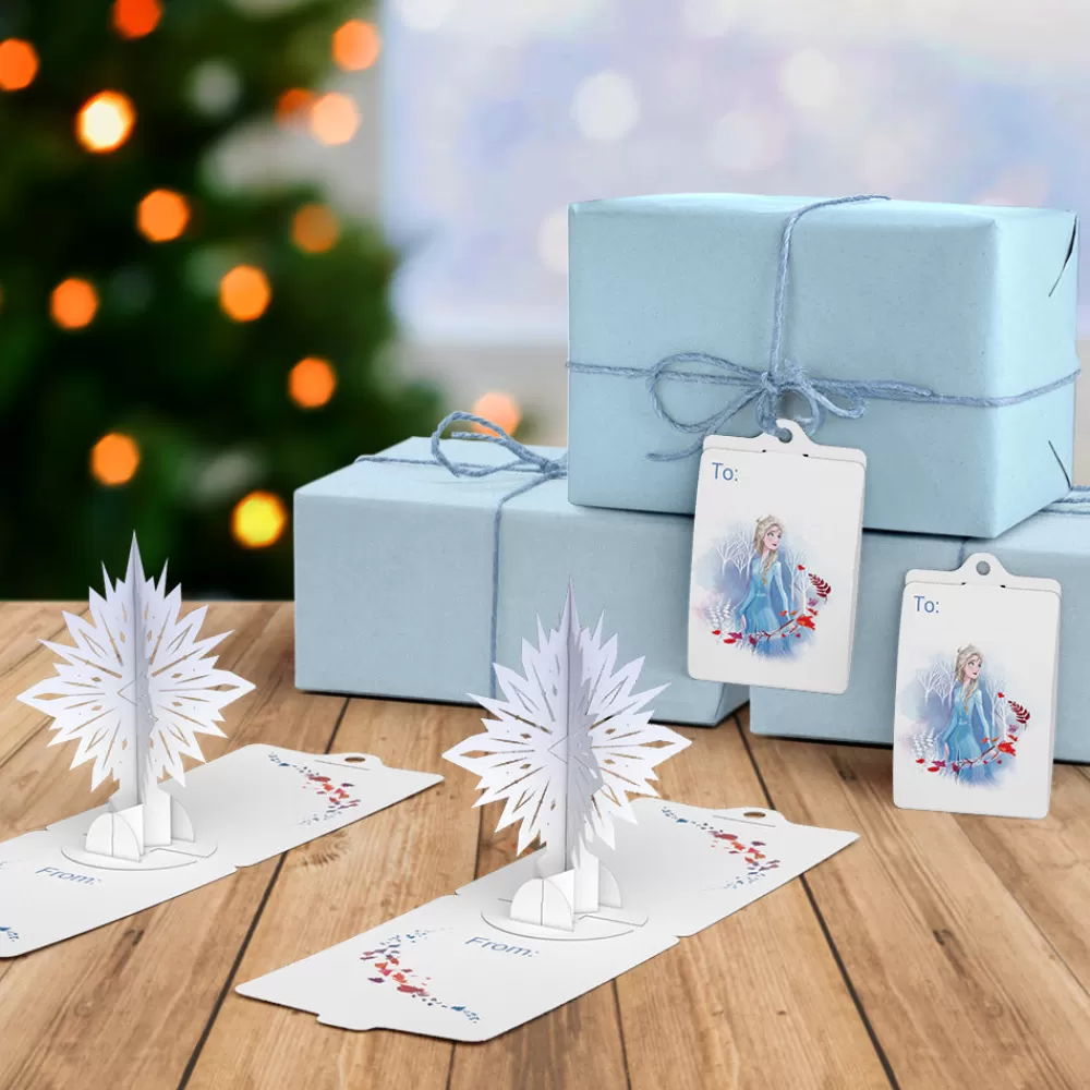 Lovepop Christmas 12/25 | Kids | Gift Tag 4-Pack: Disney Frozen 2