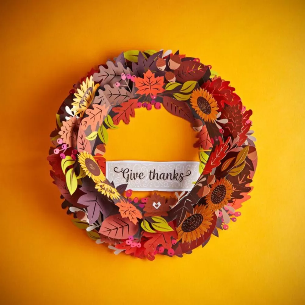 Lovepop Decor | Thanksgiving 11/27 | Give Thanks Fall Wreath