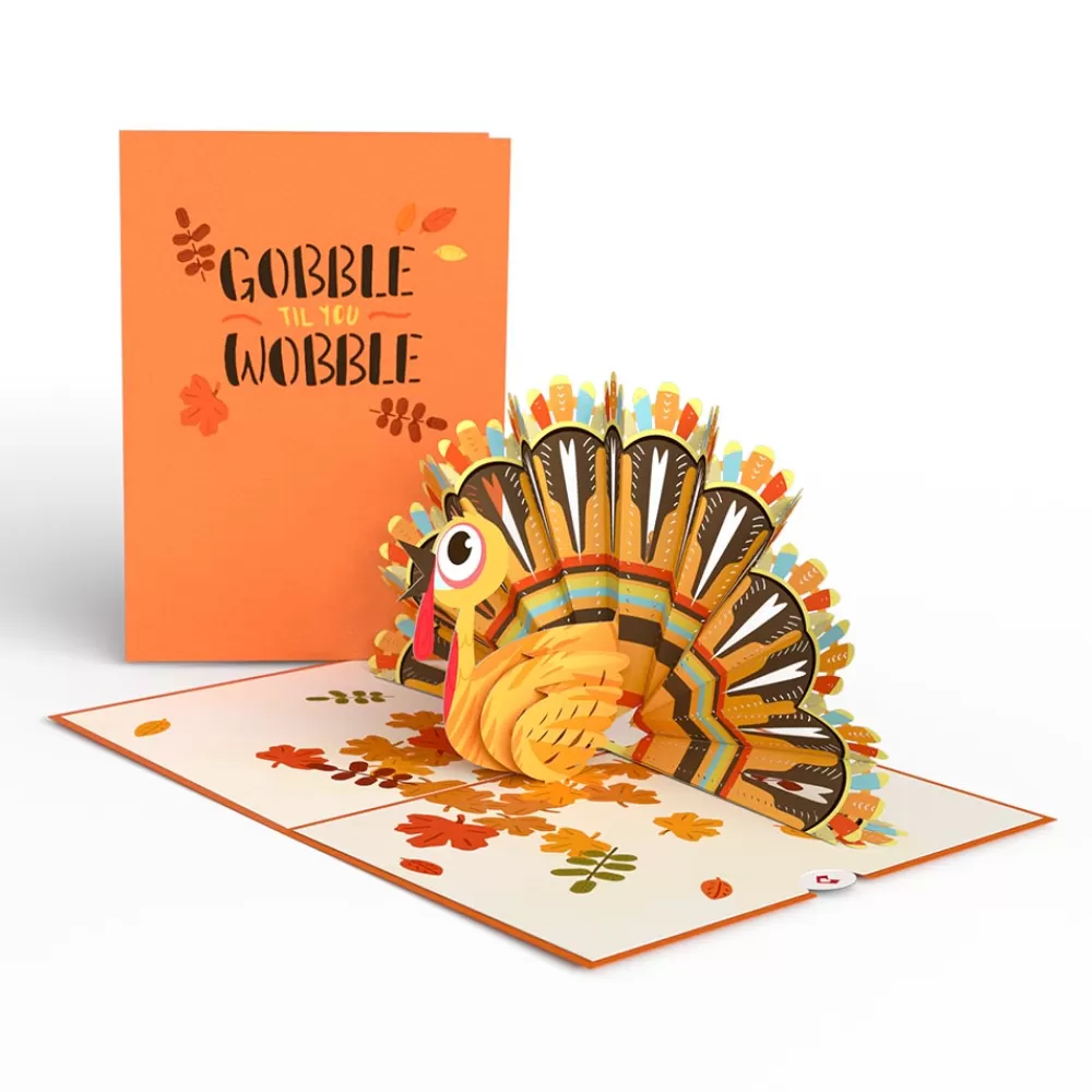 Lovepop Thanksgiving 11/27 | Gobble Till You Wobble Turkey Pop-Up Card