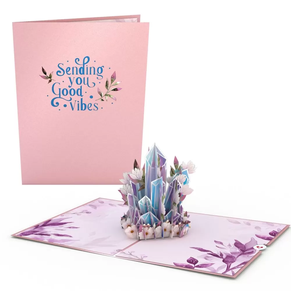 Lovepop Greeting Cards | Congratulations | Good Vibes Crystals Pop-Up Card