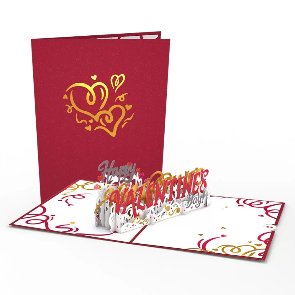 Lovepop Pop-Up Bouquets | Card & Gift Bundles | Grand Red Rose Valentine’s Day Bundle