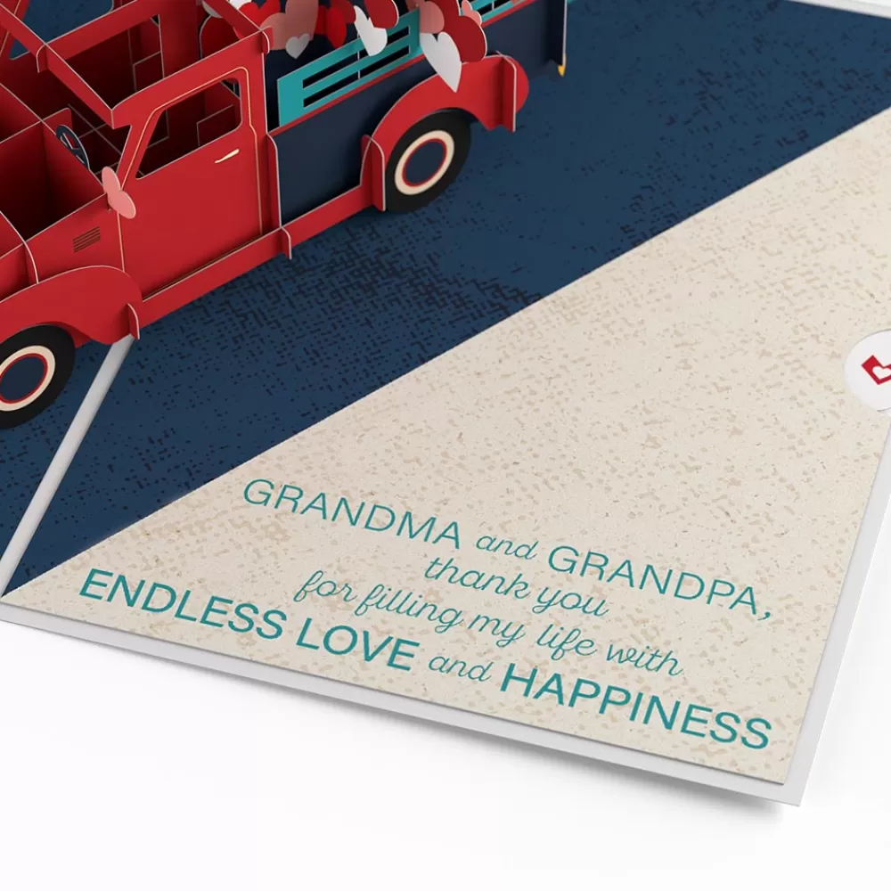 Lovepop Valentine'S Day 2/14 | Grandparents' Day 9/7 | Grandma and Grandpa Truckloads of Love Pop-Up Card