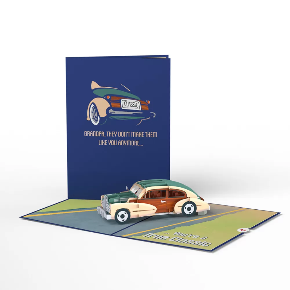 Lovepop Father'S Day 6/15 | Grandparents' Day 9/7 | Grandpa Classic Car Pop-Up Card