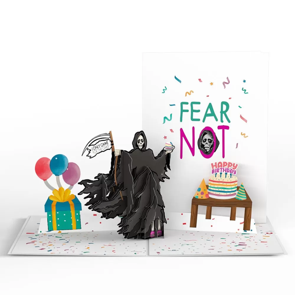 Lovepop Greeting Cards | Birthday | Grim Reaper Dark Humor Birthday Pop-Up Card