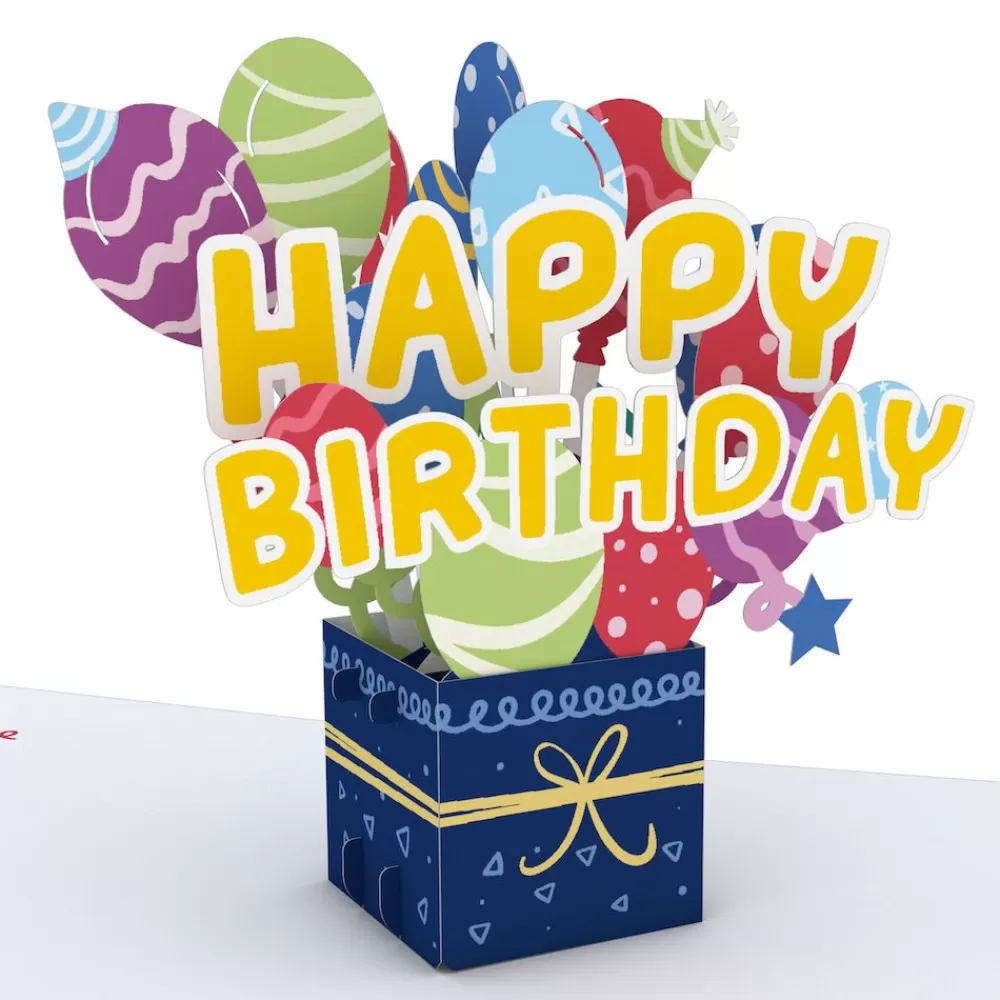 Lovepop Birthday | Happy Birthday Balloon Box: Paperpop® Card