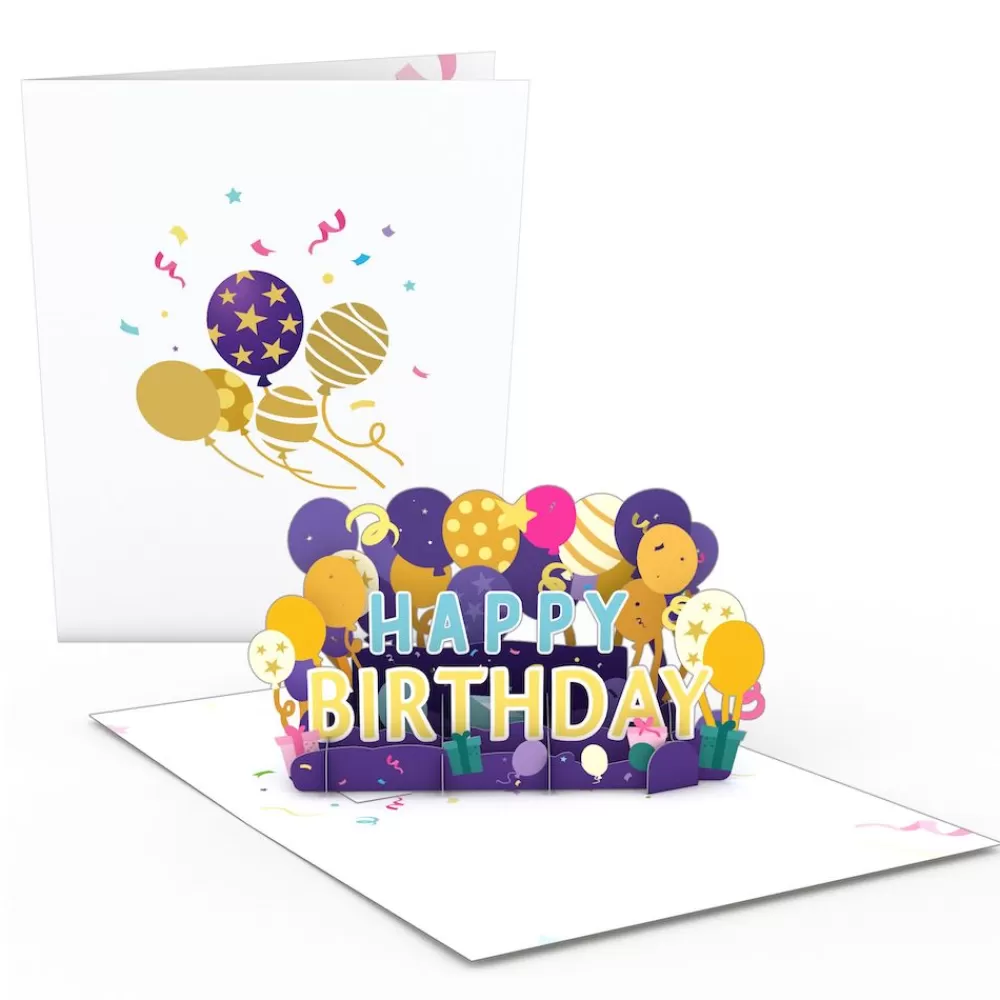 Lovepop Birthday | Happy Birthday Balloons: Paperpop® Card