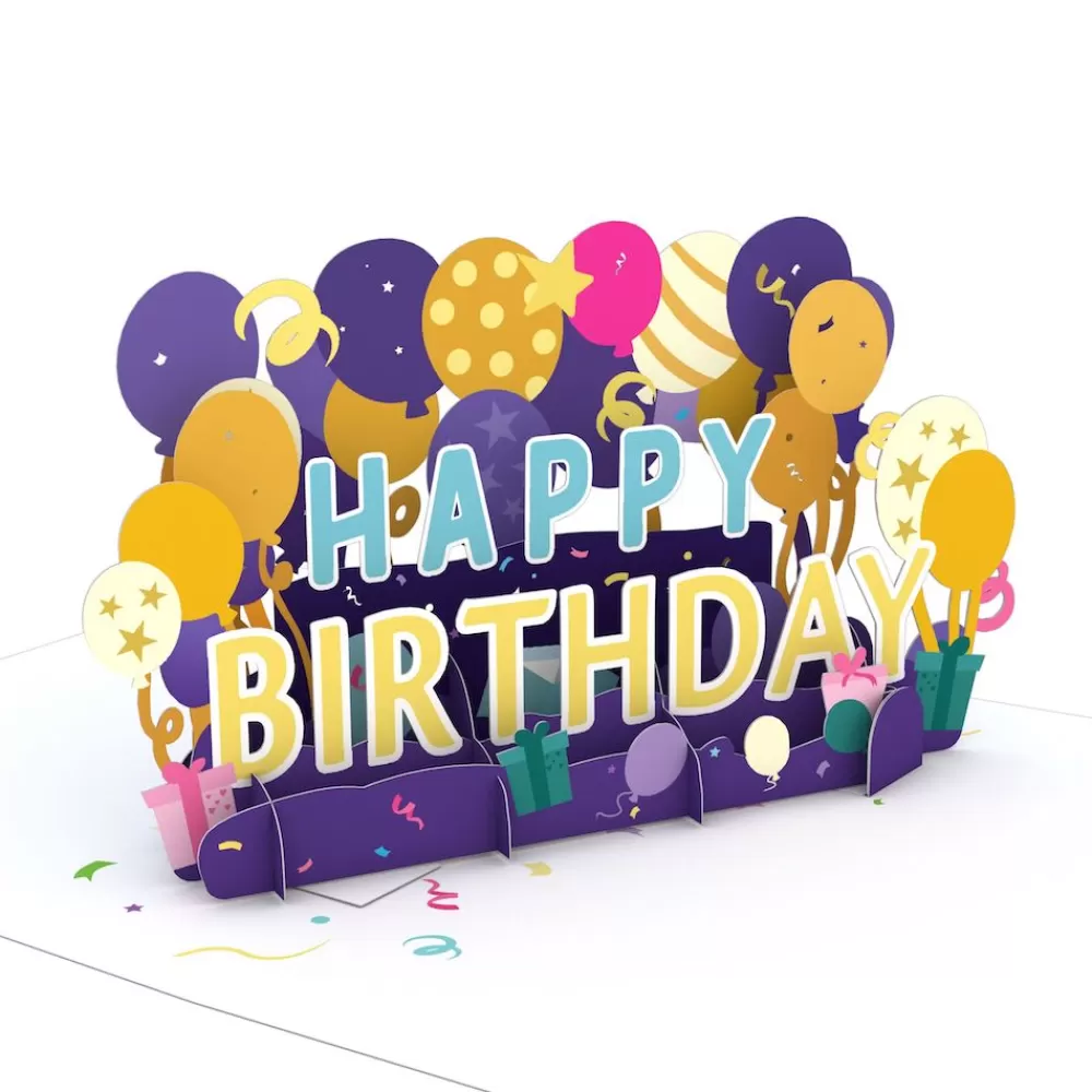 Lovepop Birthday | Happy Birthday Balloons: Paperpop® Card