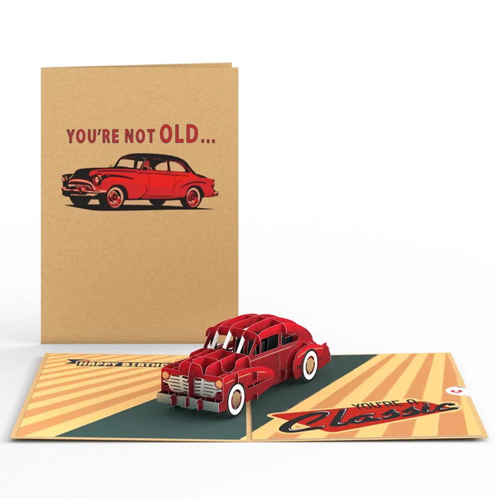 Lovepop Greeting Cards | Birthday | Happy Birthday Classic Car Pop-Up Card